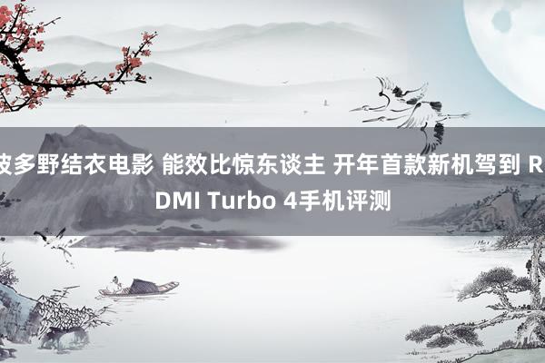 波多野结衣电影 能效比惊东谈主 开年首款新机驾到 REDMI Turbo 4手机评测