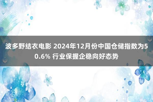 波多野结衣电影 2024年12月份中国仓储指数为50.6% 行业保握企稳向好态势