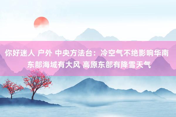 你好迷人 户外 中央方法台：冷空气不绝影响华南  东部海域有大风 高原东部有降雪天气
