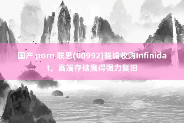 国产 porn 联思(00992)晓谕收购Infinidat，高端存储赢得强力复旧