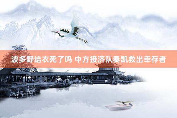 波多野结衣死了吗 中方接济队奏凯救出幸存者