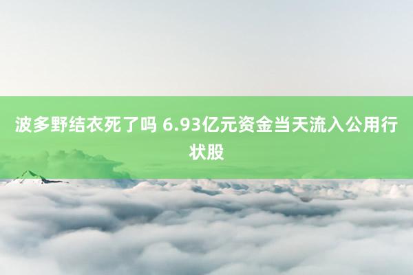 波多野结衣死了吗 6.93亿元资金当天流入公用行状股
