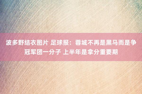波多野结衣图片 足球报：蓉城不再是黑马而是争冠军团一分子 上半年是拿分重要期