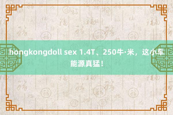 hongkongdoll sex 1.4T、250牛·米，这小车能源真猛！